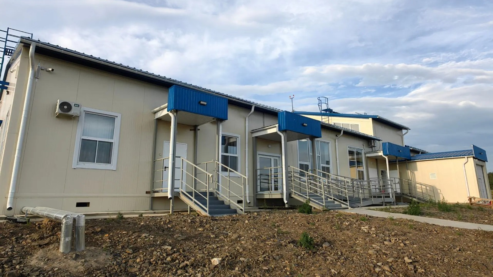 Каркасно-сэндвичное здание аэровокзала Аэропорт Богородское